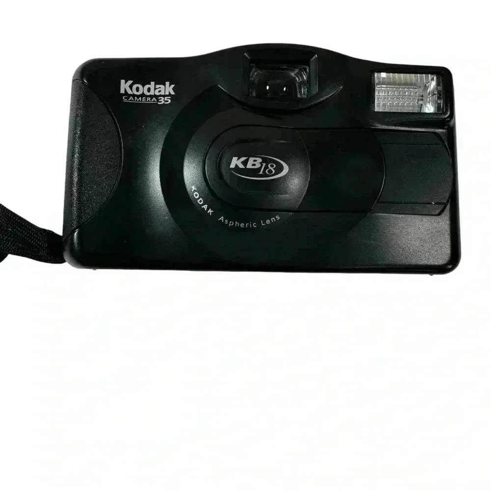 Vintage Kodak KB18 Point & Shoot 35mm Film Camera Pocket - Untested For Parts